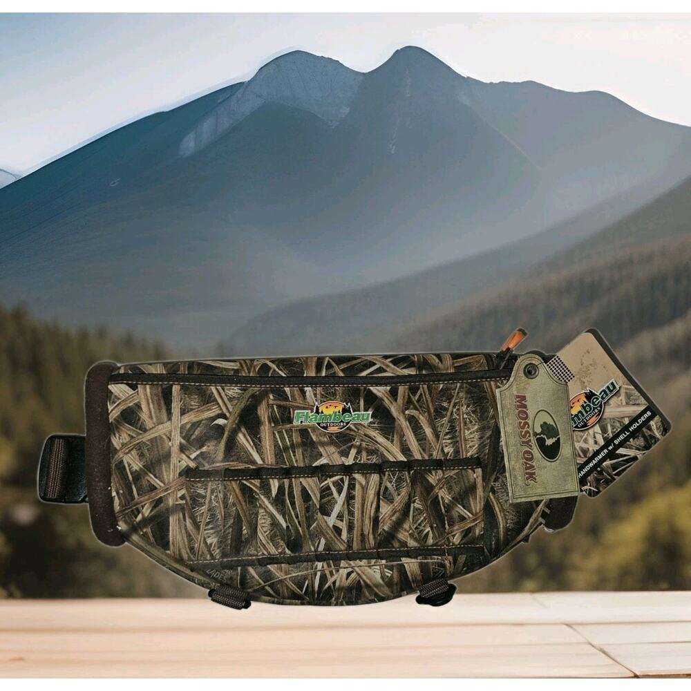 NWT! Mossy Oak Handwarmer with Shell Holders Soft - FLAMBEAU OUTDOORS